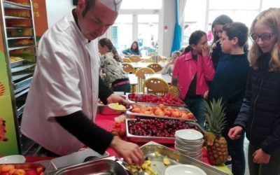 Les collégiens mangent frais, local et sainement