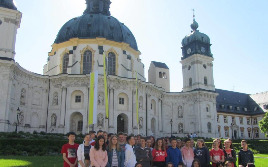 Les collégiens en séjour à Ettal, en Bavière